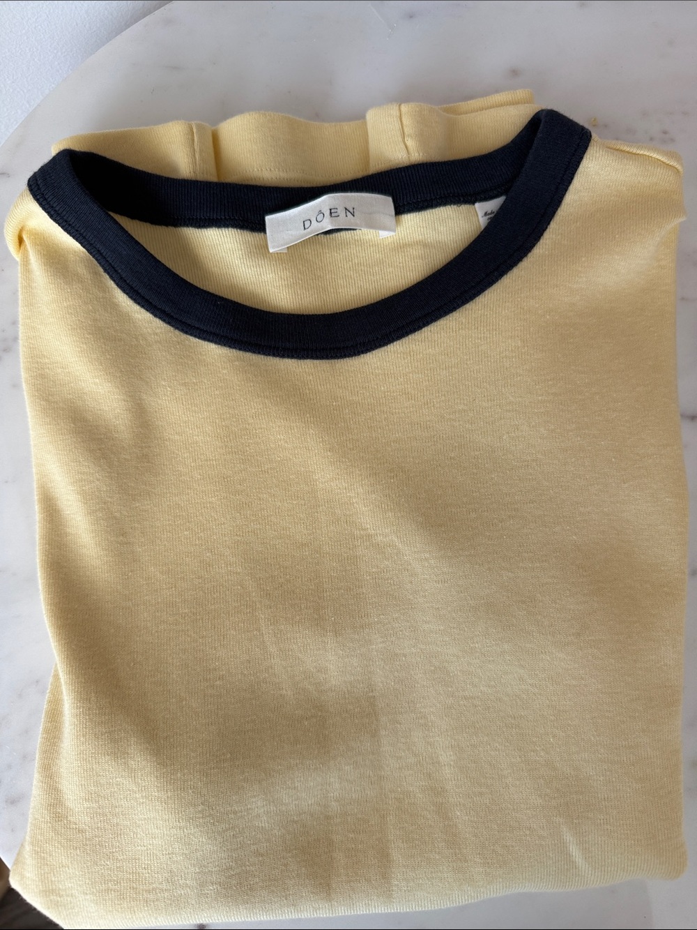 Doen Vivi Tee in Wild Honeysuckle Size M - Picture 10 of 14